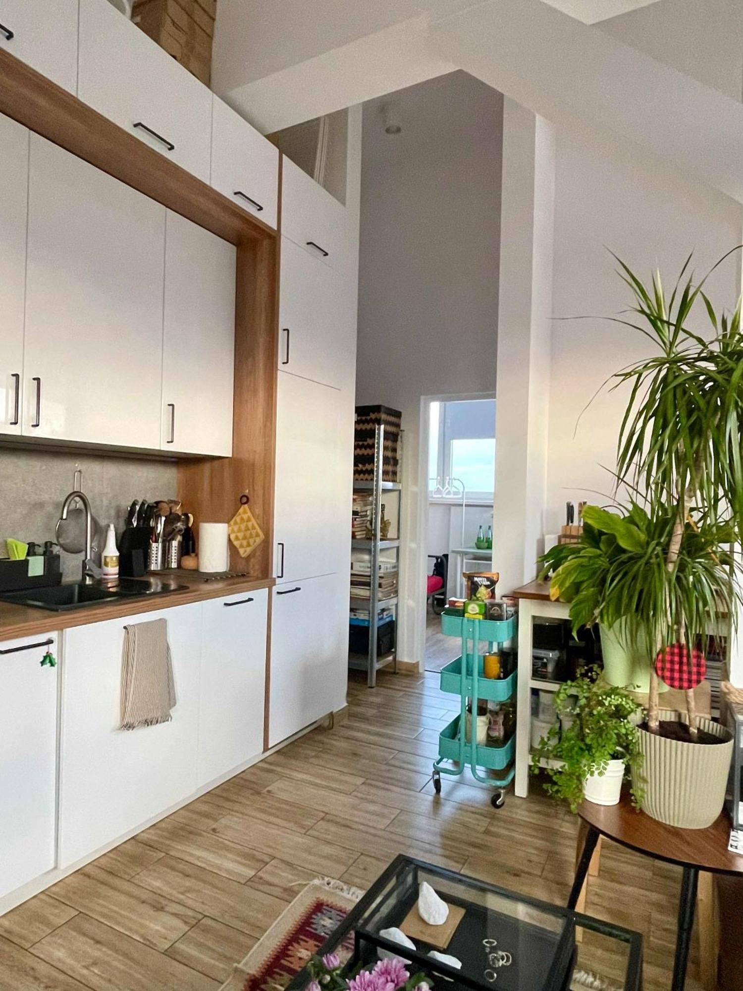 Ferienwohnung Atelier W Sercu Warszawy Z Panoramicznym Widokiem Warschau Exterior foto