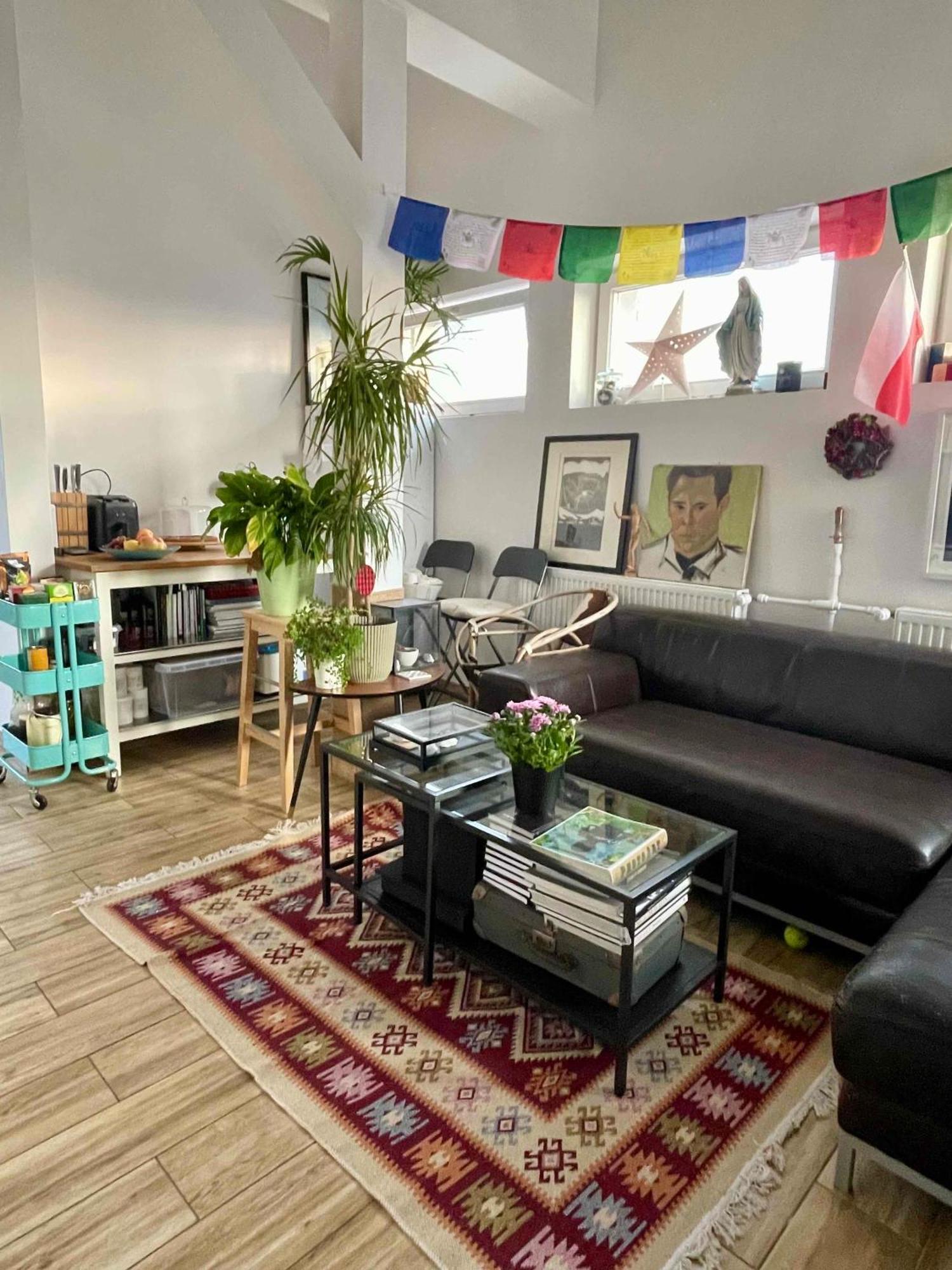 Ferienwohnung Atelier W Sercu Warszawy Z Panoramicznym Widokiem Warschau Exterior foto